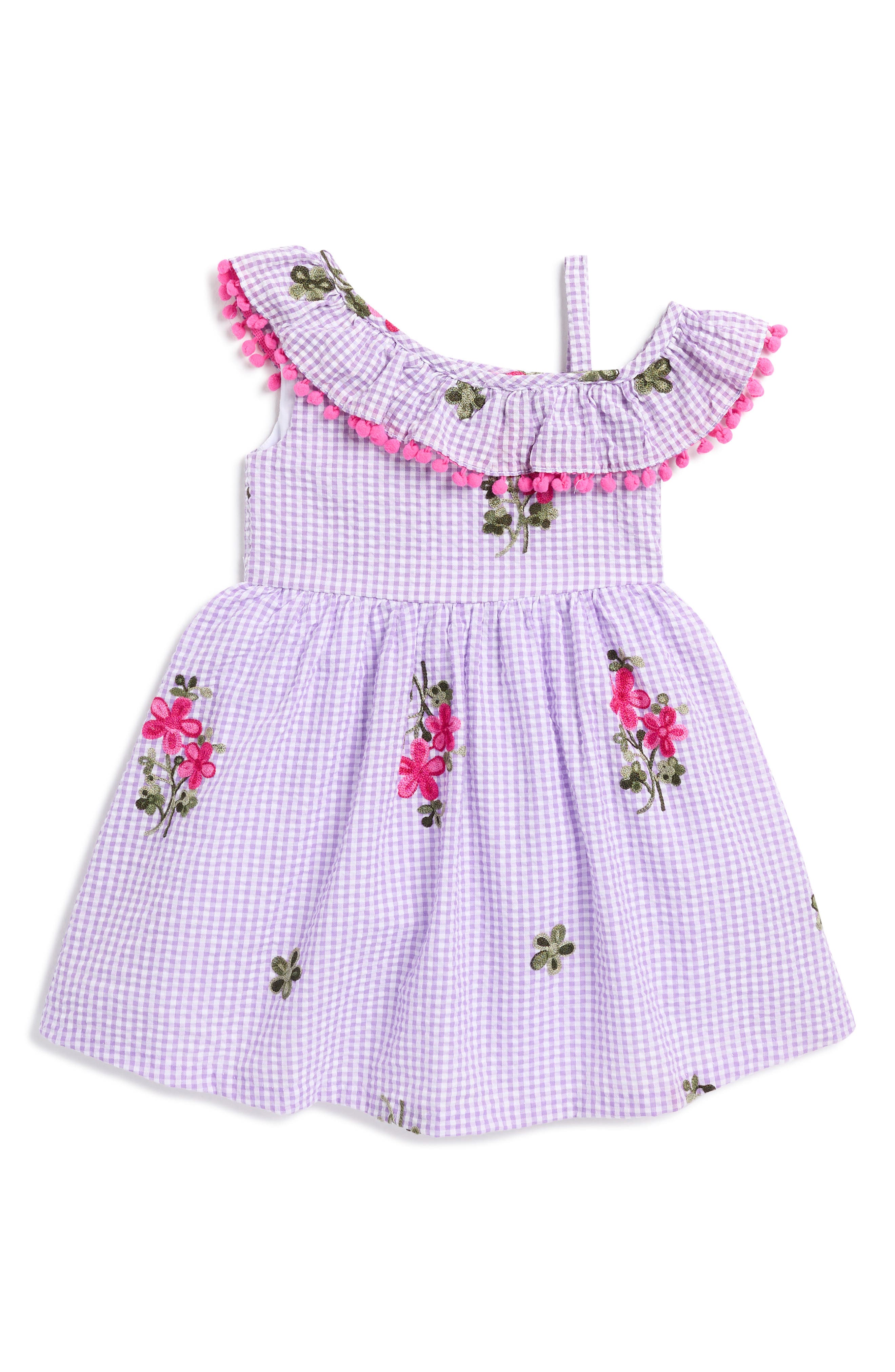 Rare Editions Kids' One Shoulder Dress