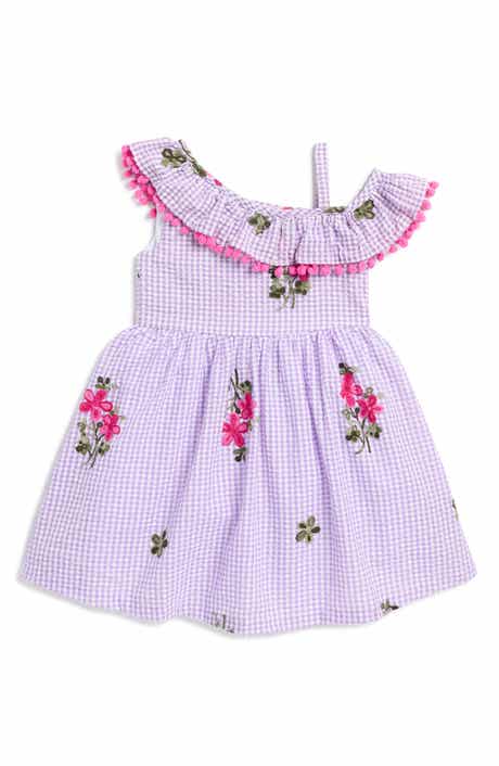 Rare Editions Kids' One Shoulder Dress