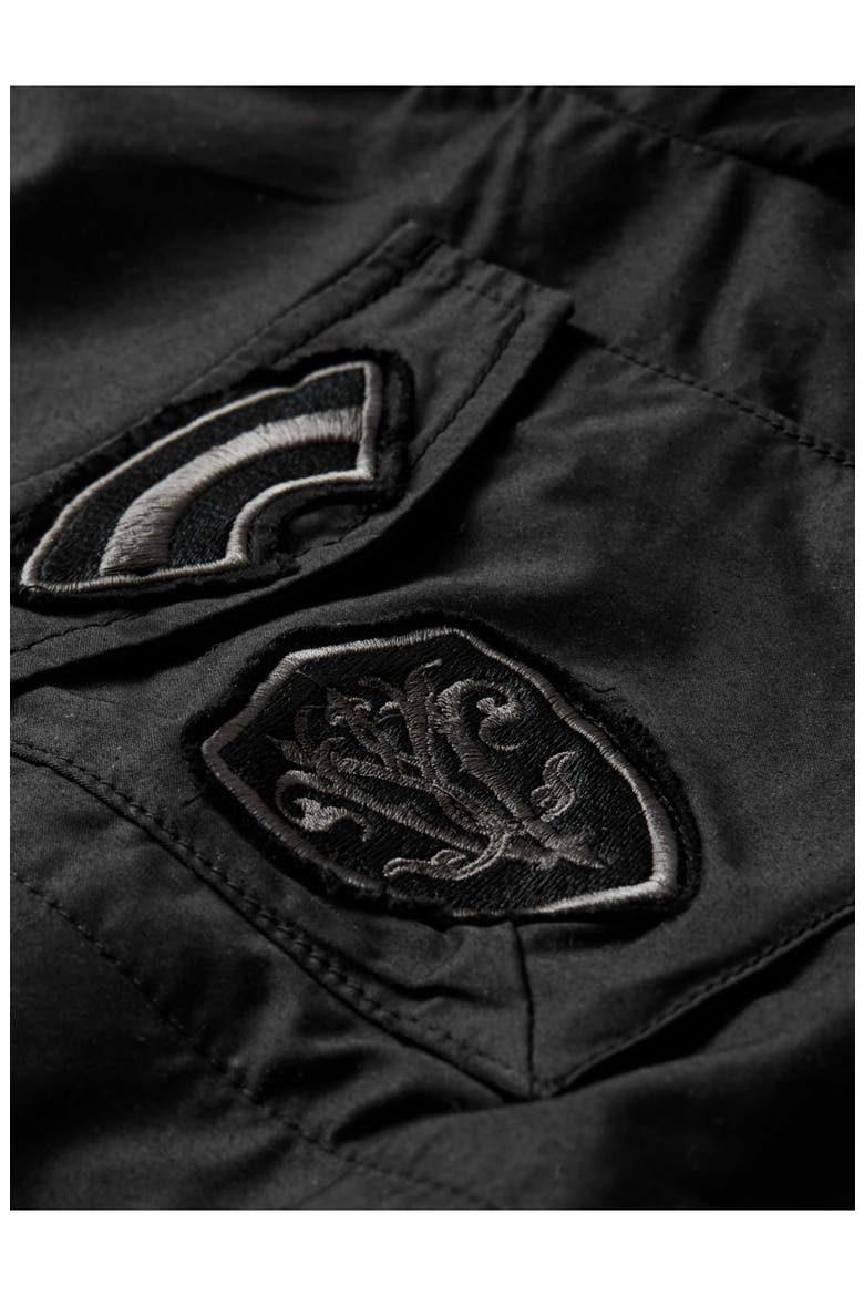 Kade Patch Field Jacket, Alternate, color, BLACK