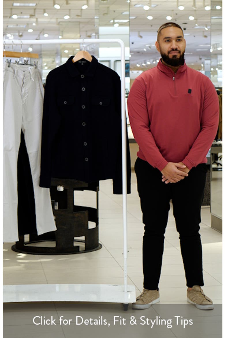 Mezner Wool & Cotton Knit Overshirt video
