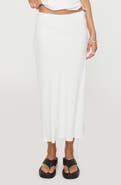 Princess Polly Ermias Linen Blend Midi Skirt