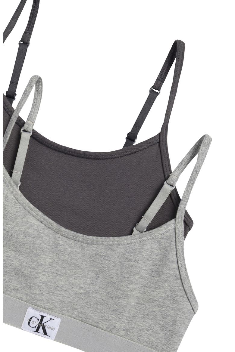 Kids' 2-Pack Bralettes, Alternate, color, MAGNET/ HEATHER GREY