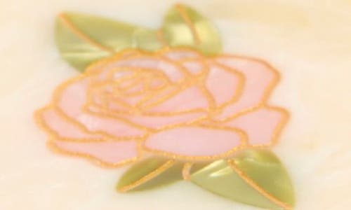 Solar Eclipse Rose Heart Claw Clip In Beige