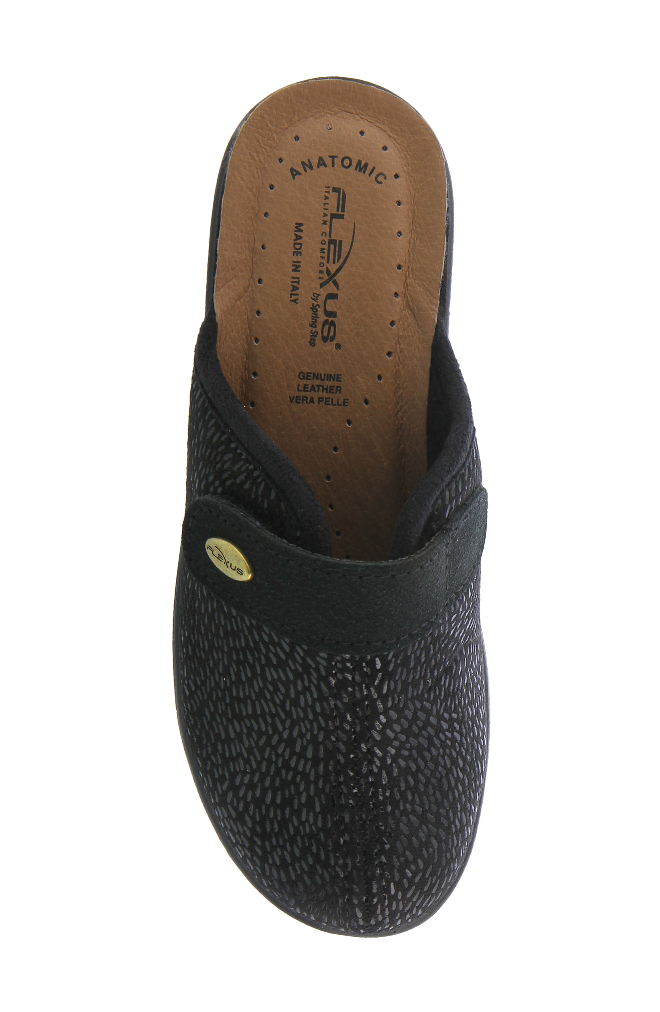 Flexus by Spring Step Merula Clog, Alternate, color, Black Patent Leather