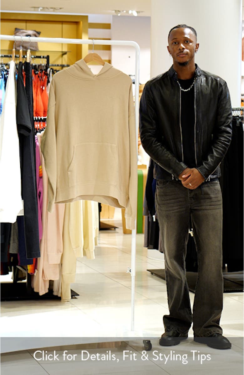 Wordmark Pigment Dyed Logo Hoodie, sales video thumbnail