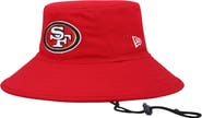 New Era Men's New Era Scarlet San Francisco 49ers Main Bucket Hat