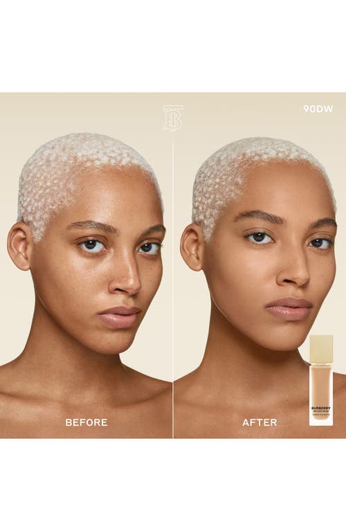 Burberry Beyond Wear Perfecting Matte Foundation In 90 Medium Deep Warm