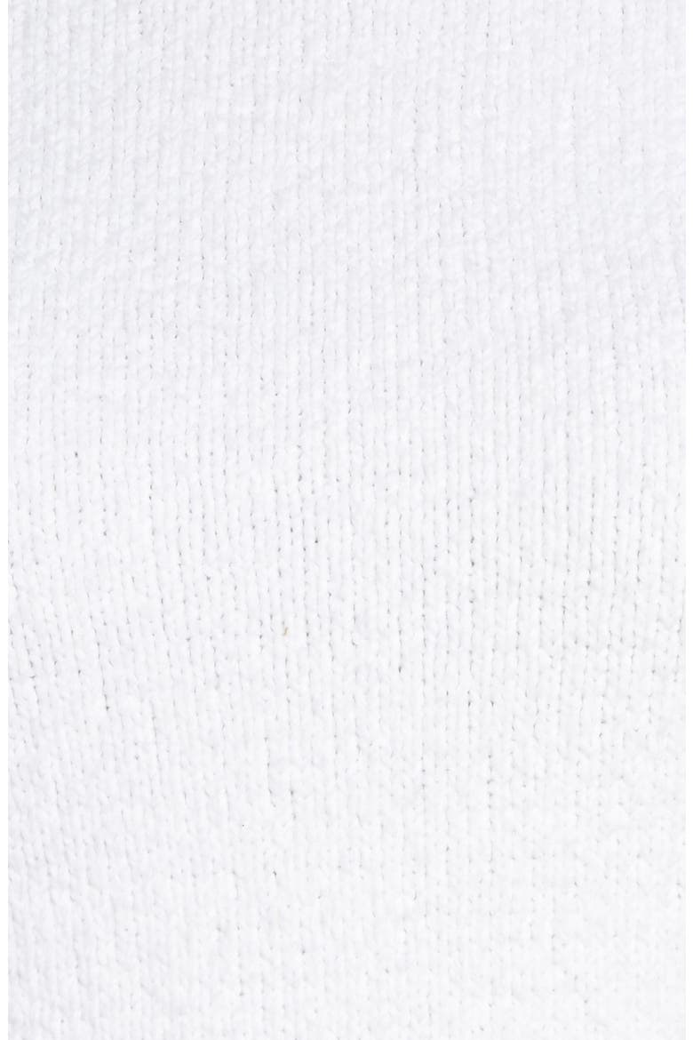 Crewneck Organic Cotton Blend Pebbled Sweater, Alternate, color, OPTIC WHITE