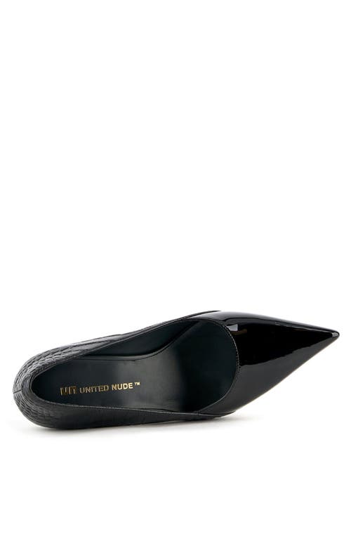 United Nude Raila Pump In Black