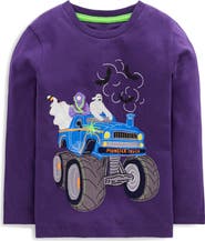 Mini Boden Kids' Long Sleeve Appliqué T-Shirt