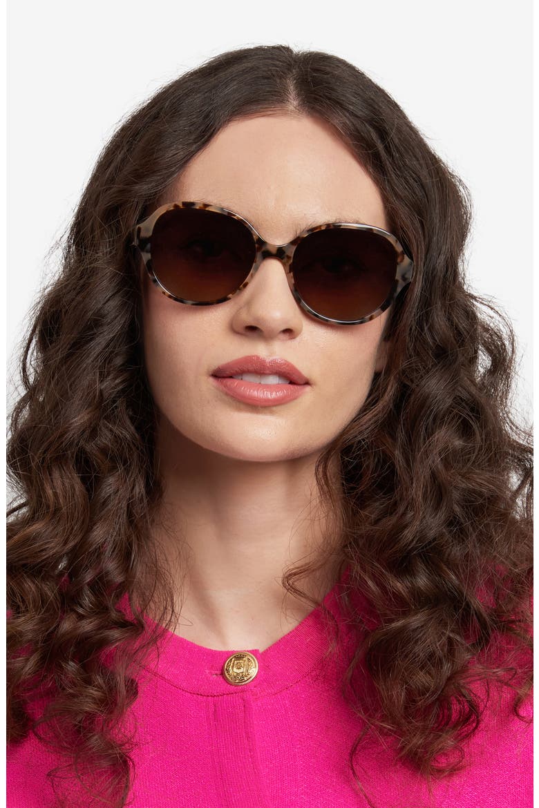 emalie 56mm gradient oval sunglasses, Alternate, color, 0086-HA