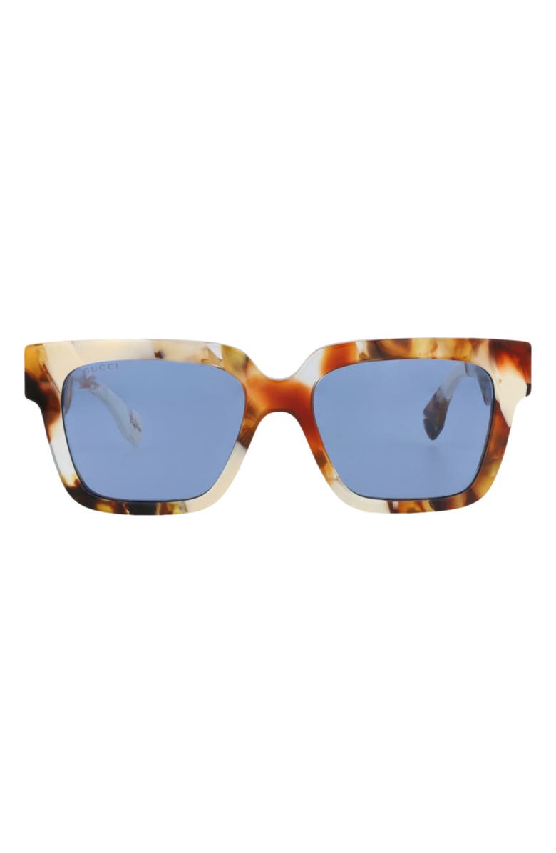 Gucci Novelty Sunglasses, Main, color, Havana Havana Blue