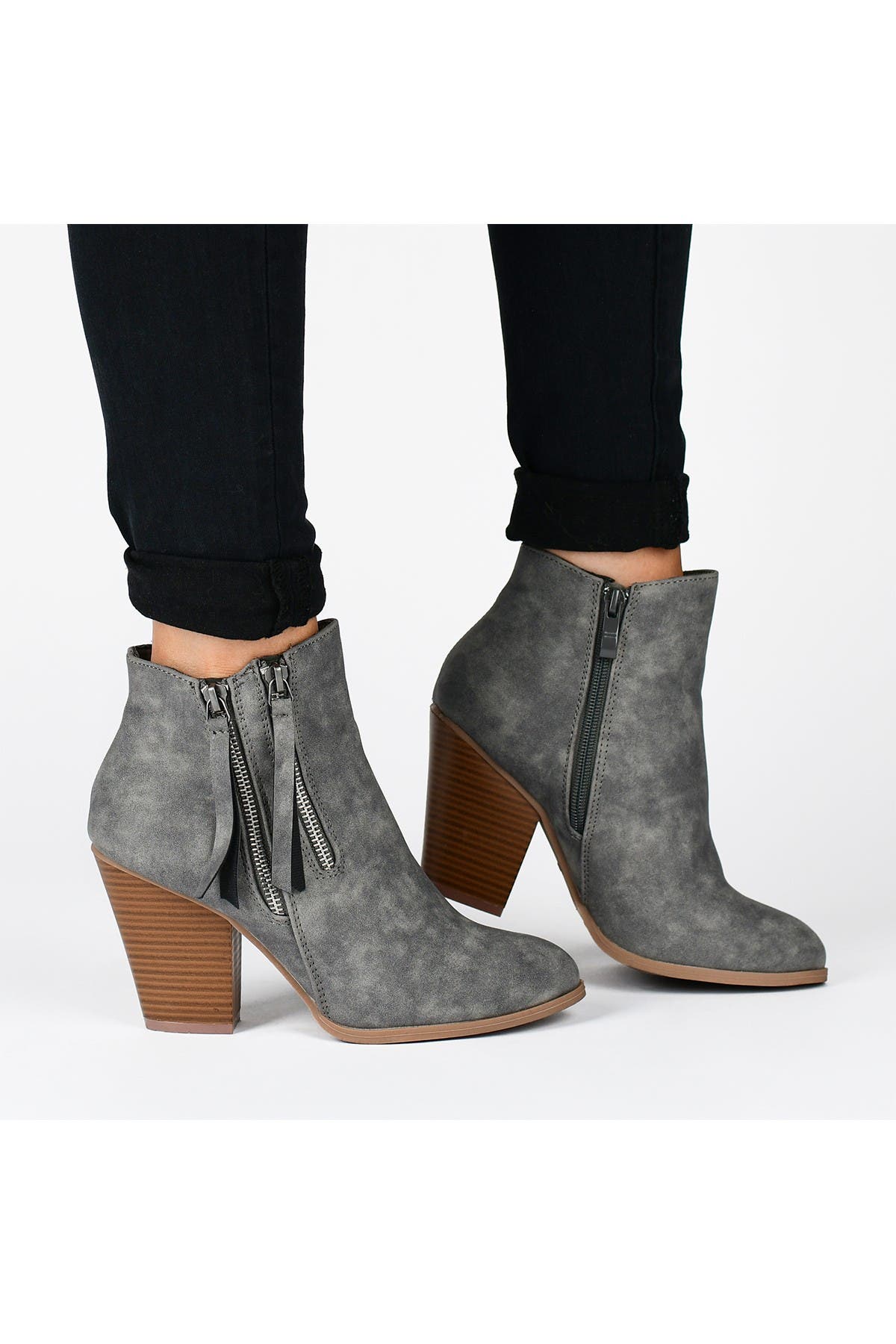 Journee Collection JOURNEE Vally Bootie, Alternate, color, Black