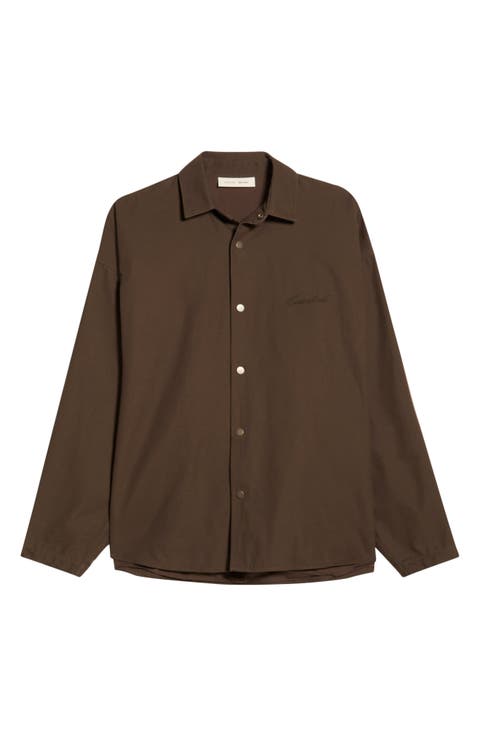 Cotton Canvas Overshirt
