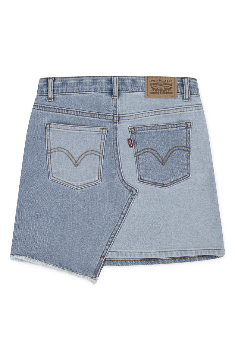 Levi's Kids' Embroidered Mash Up Denim Miniskirt, Alternate, color, Fully Baked