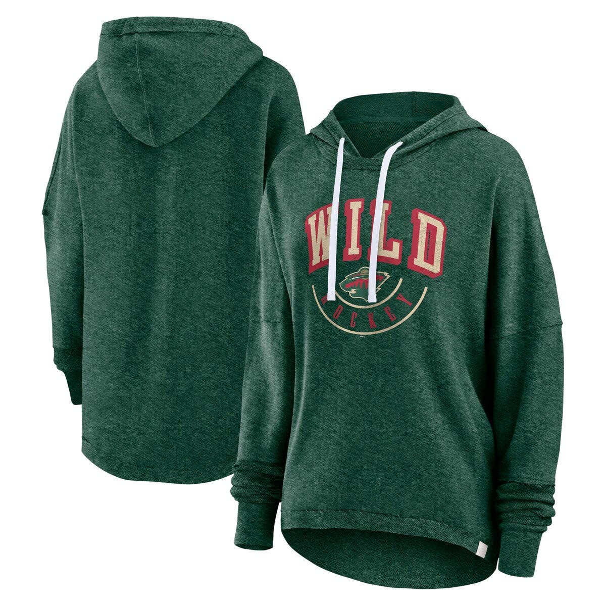 FANATICS Women's Fanatics Branded Heather Green Minnesota Wild Lux ...