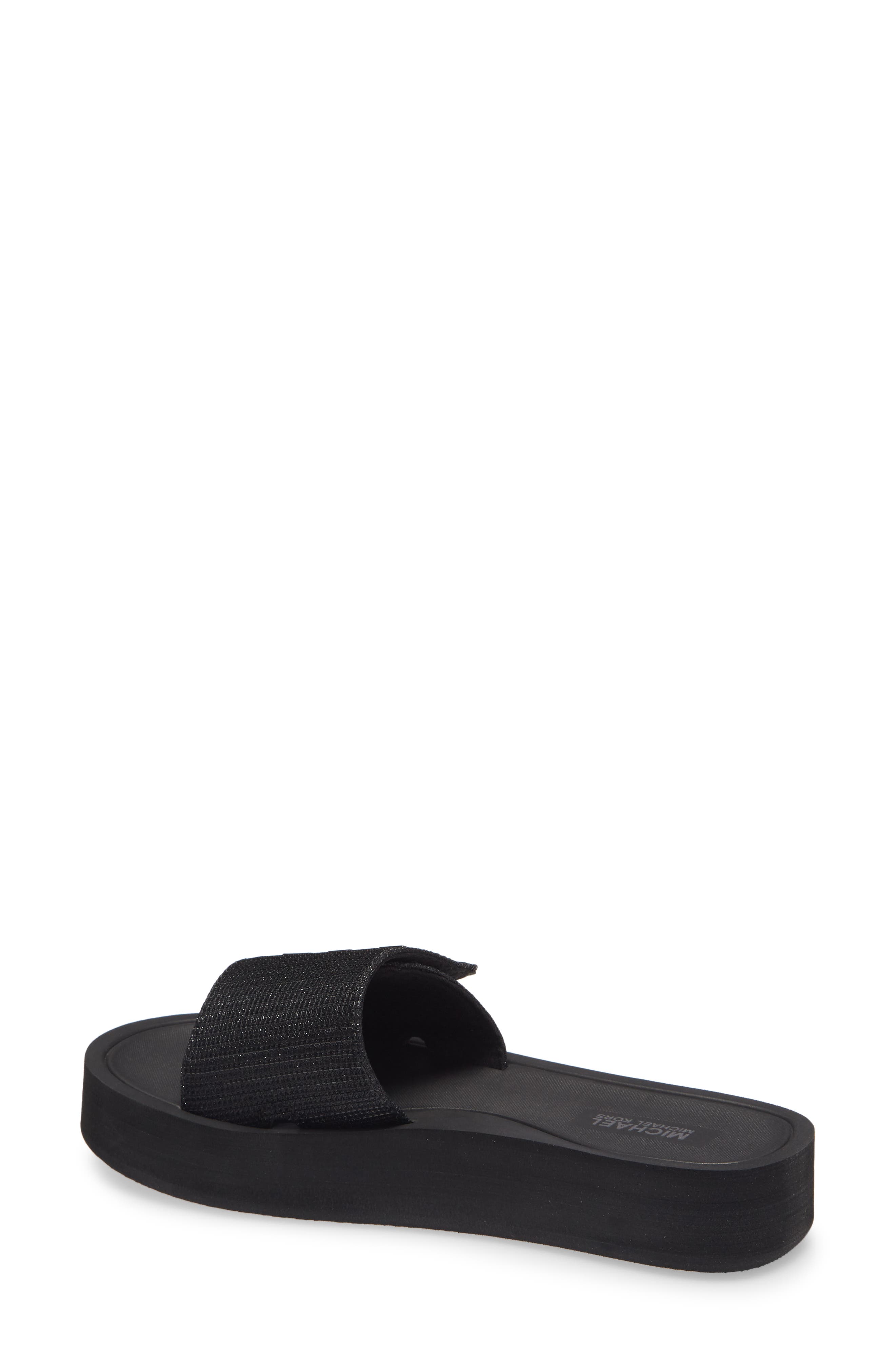 MICHAEL Michael Kors MK Platform Slide Sandal, Alternate, color, 