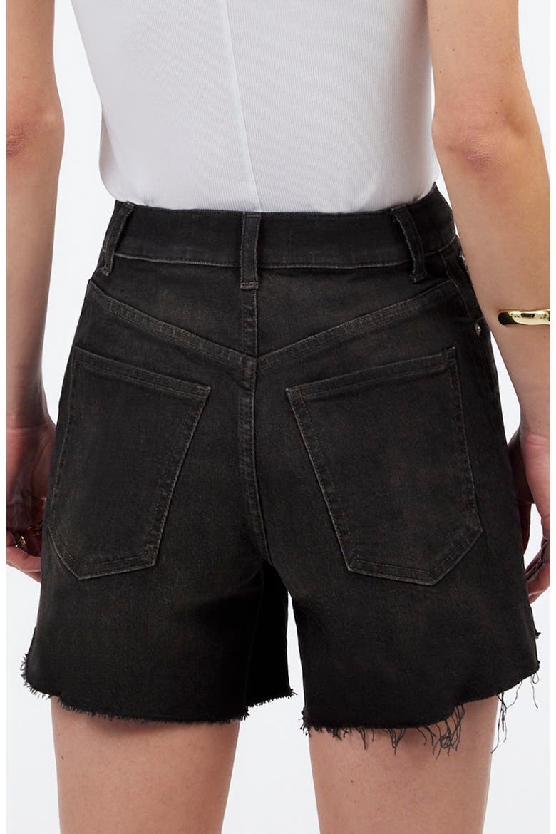 The Perfect Vintage High Waist Mid Length Denim Shorts, Alternate, color, CATALANI WASH