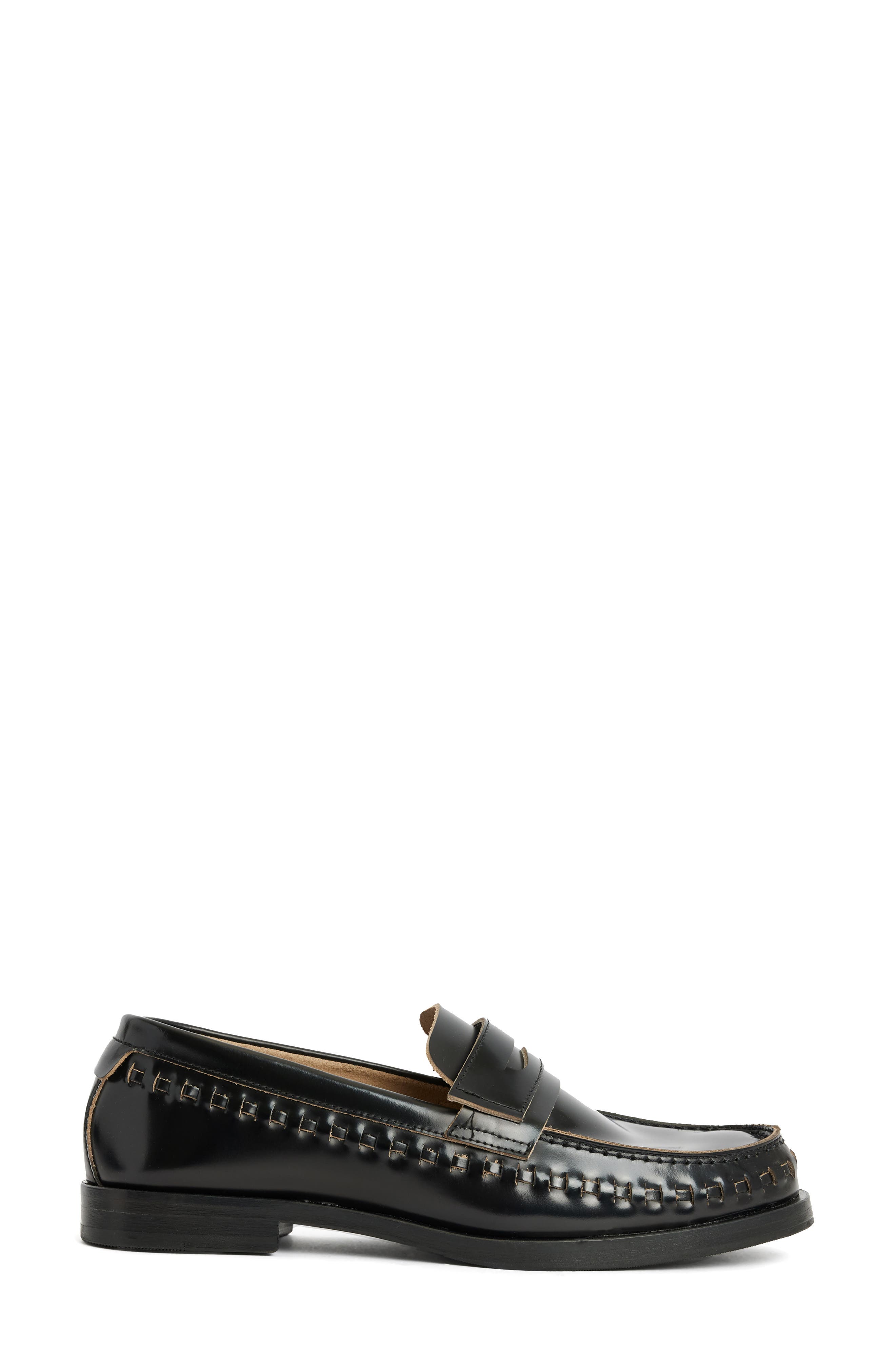 AllSaints Sofie Penny Loafer, Alternate, color, 
