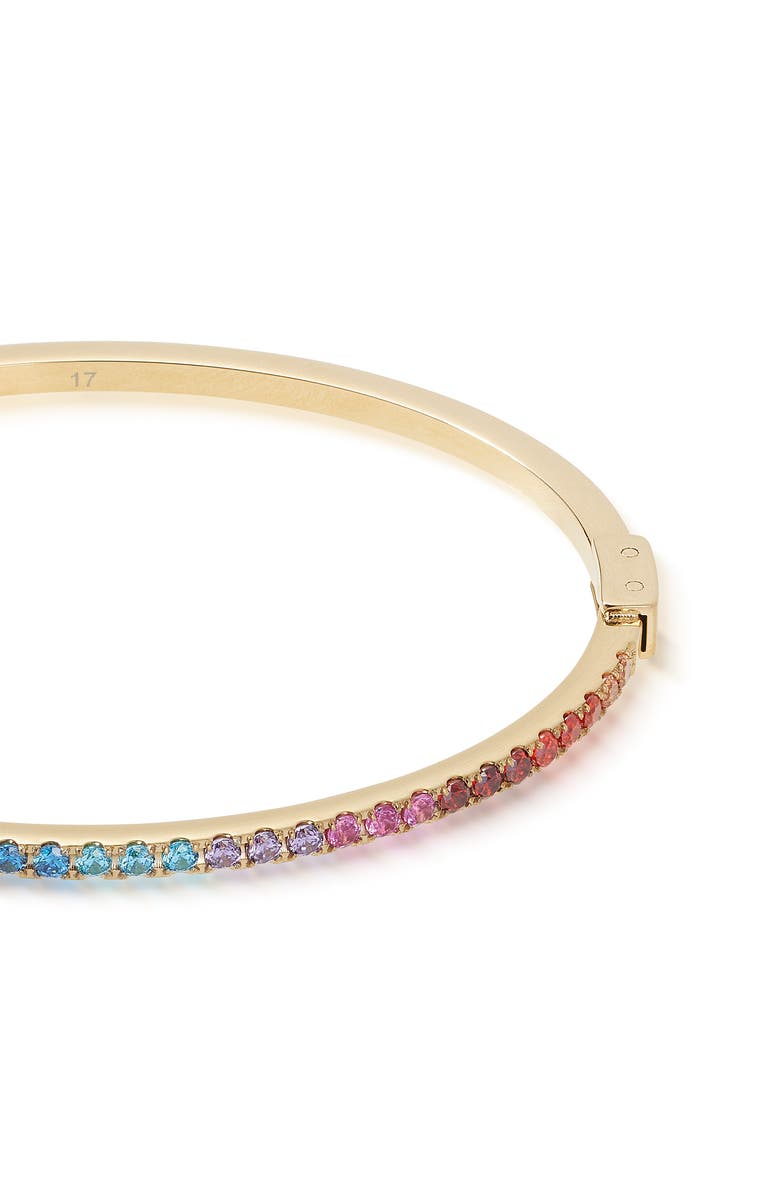 COEUR DE LION Eternal Love Rainbow Bangle, Alternate, color, Gold