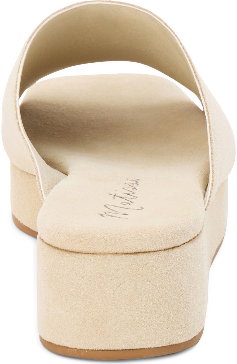 Matisse Lido Platform Wedge Slide Sandal, Alternate, color, Sand