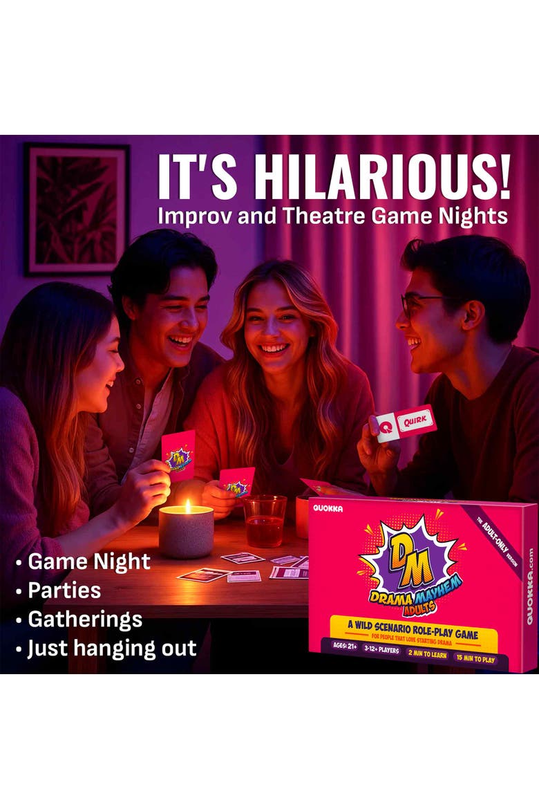 Family Improv Card Game with Scenario, Alternate, color, Adult Original