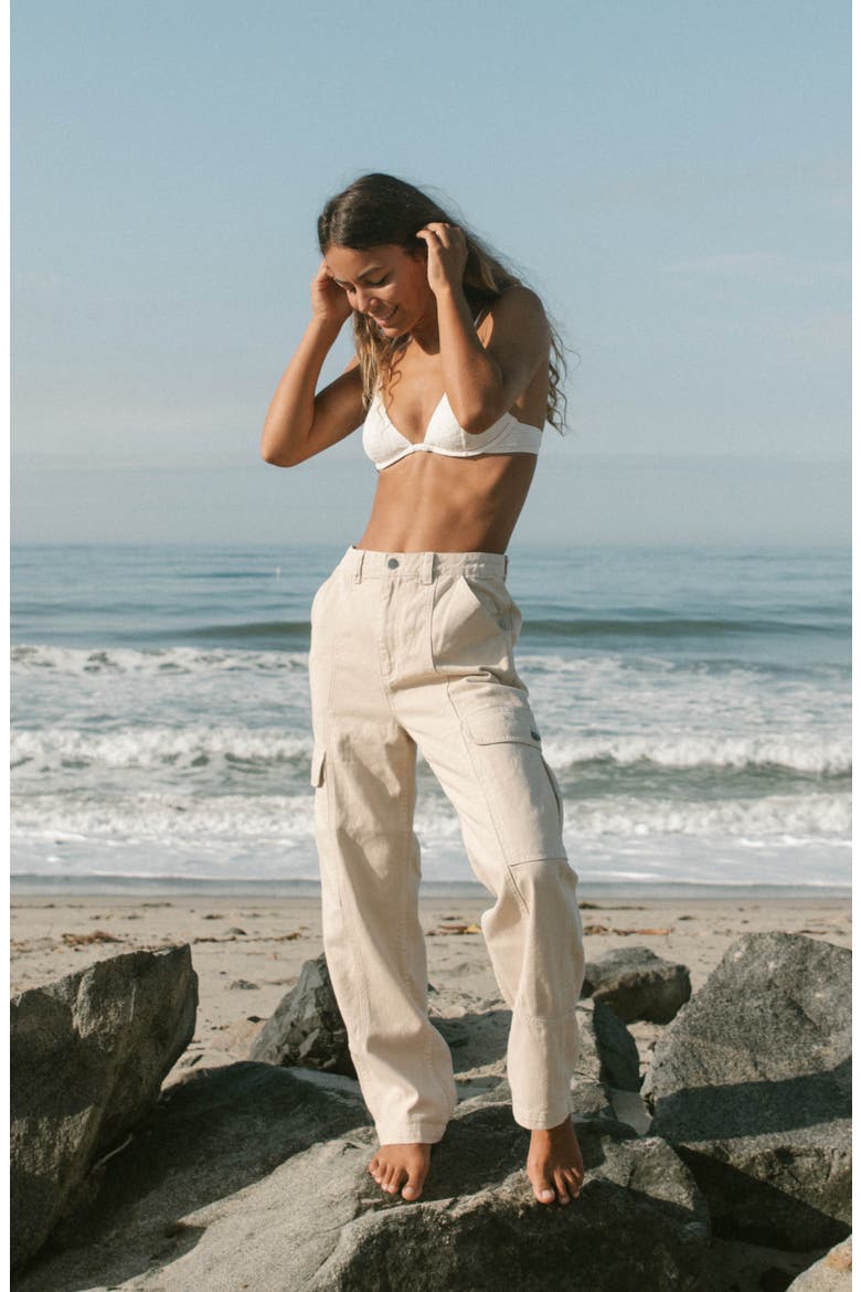 Wall to Wall Cargo Pants, Alternate, color, ANTIQUE WHITE 1