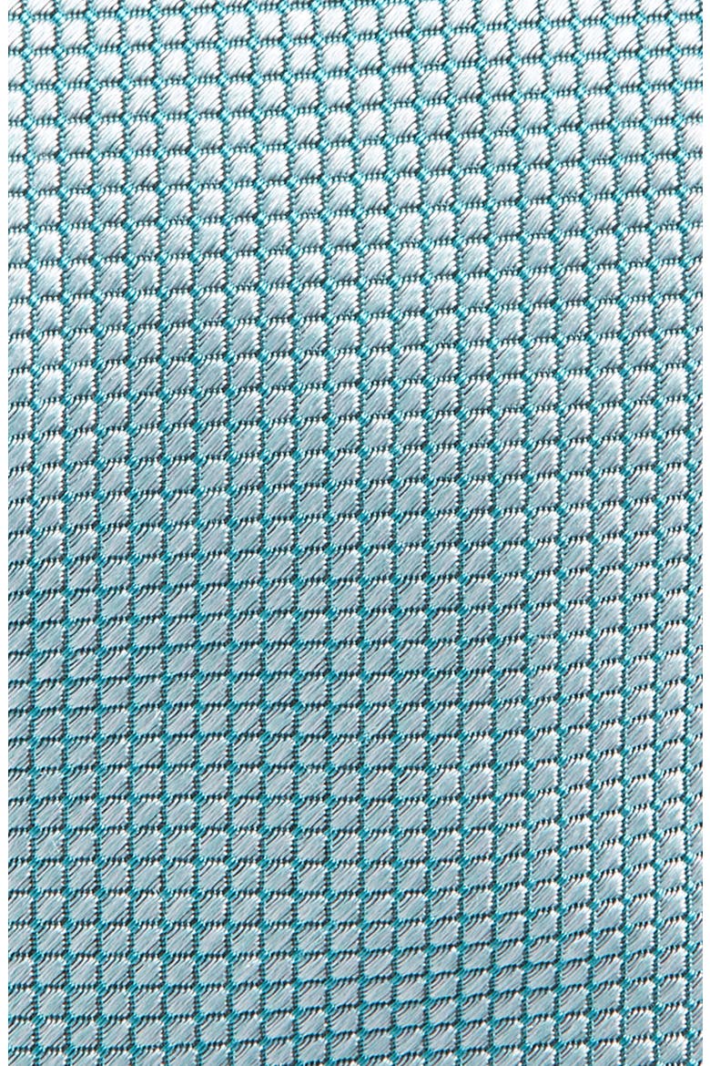 Solid Silk Tie, Alternate, color, TEAL