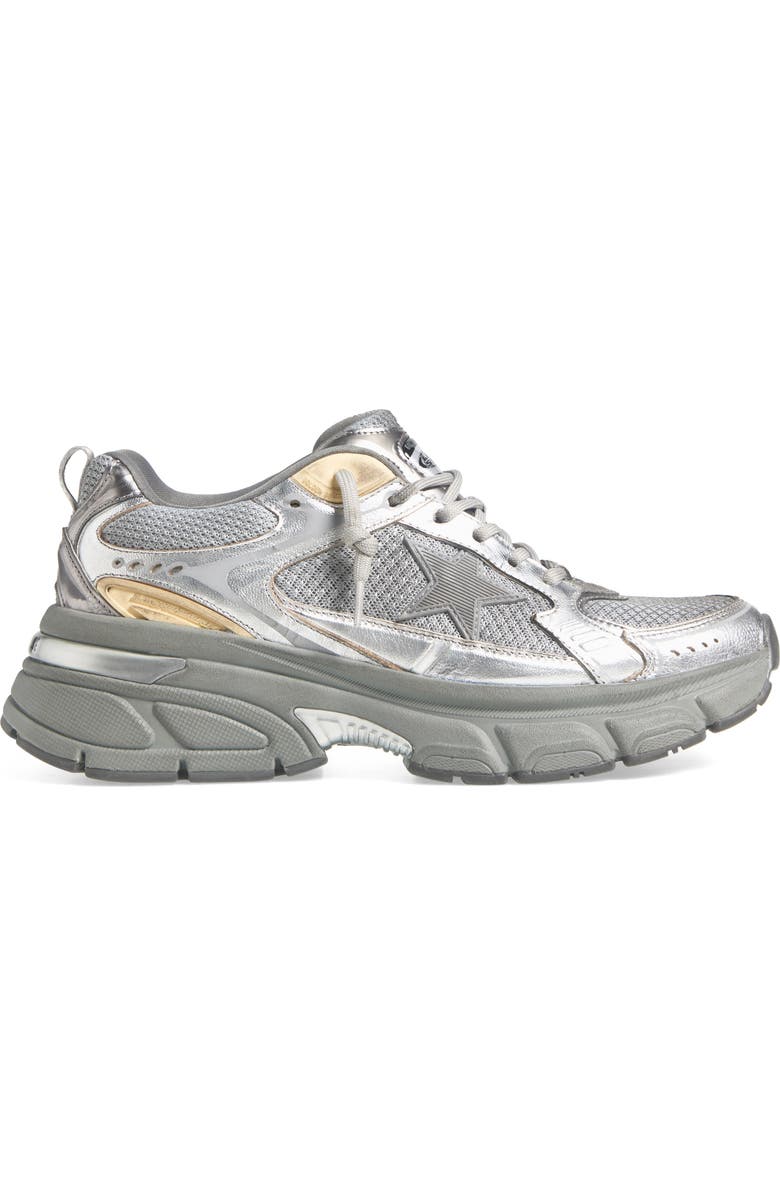 Golden Goose Lightstar Sneaker, Alternate, color, Silver/ Gold