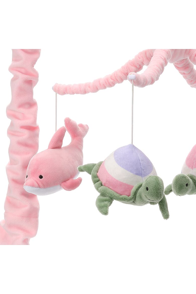 Sea Dreams Dolphin/Turtle Musical Baby Crib Mobile Soother Toy, Alternate, color, Pink
