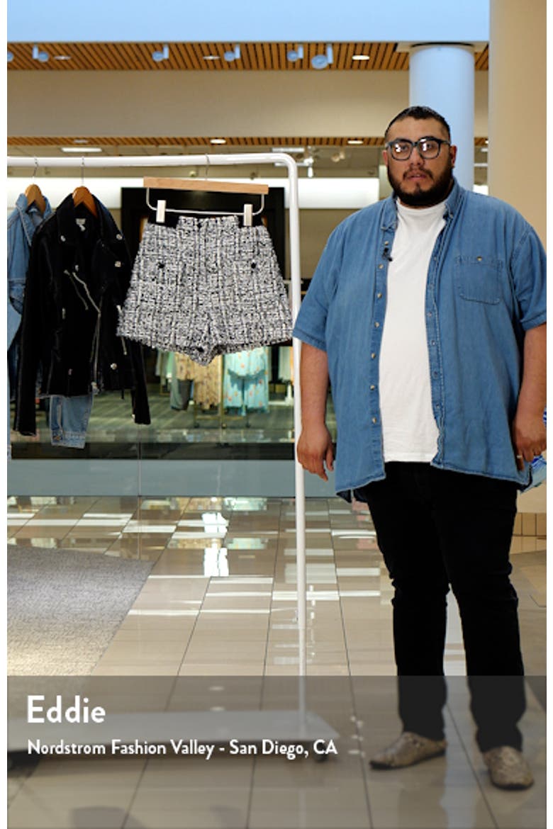 Darren High Waist Tweed Shorts video