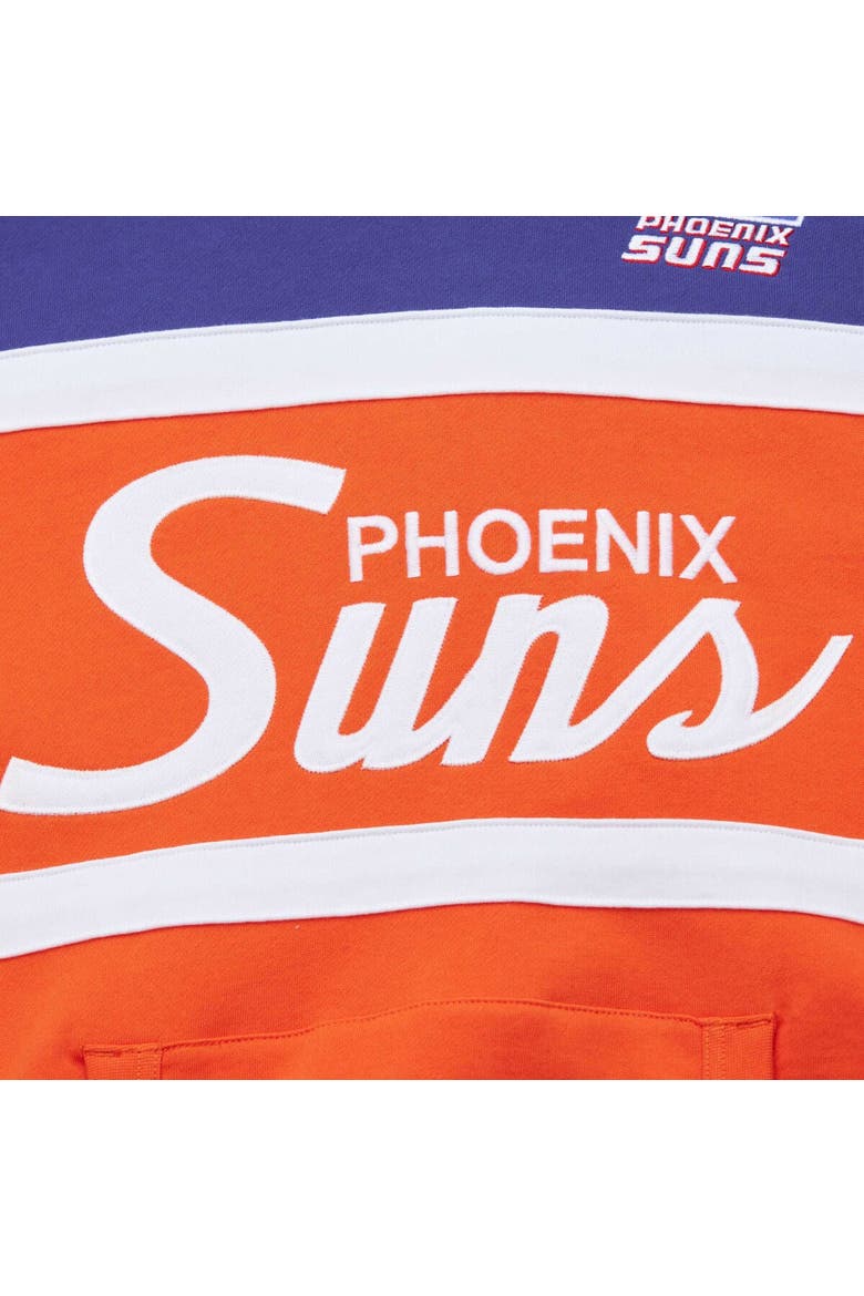 Men's Mitchell & Ness Orange/Purple Phoenix Suns Head Coach Pullover Hoodie, Alternate, color, Orange