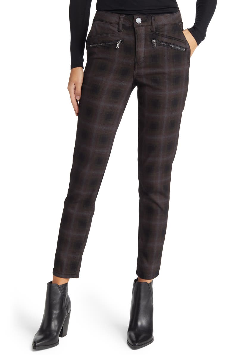 Wit & Wisdom 'Ab'Solution Plaid Ankle Trousers, Main, color,
