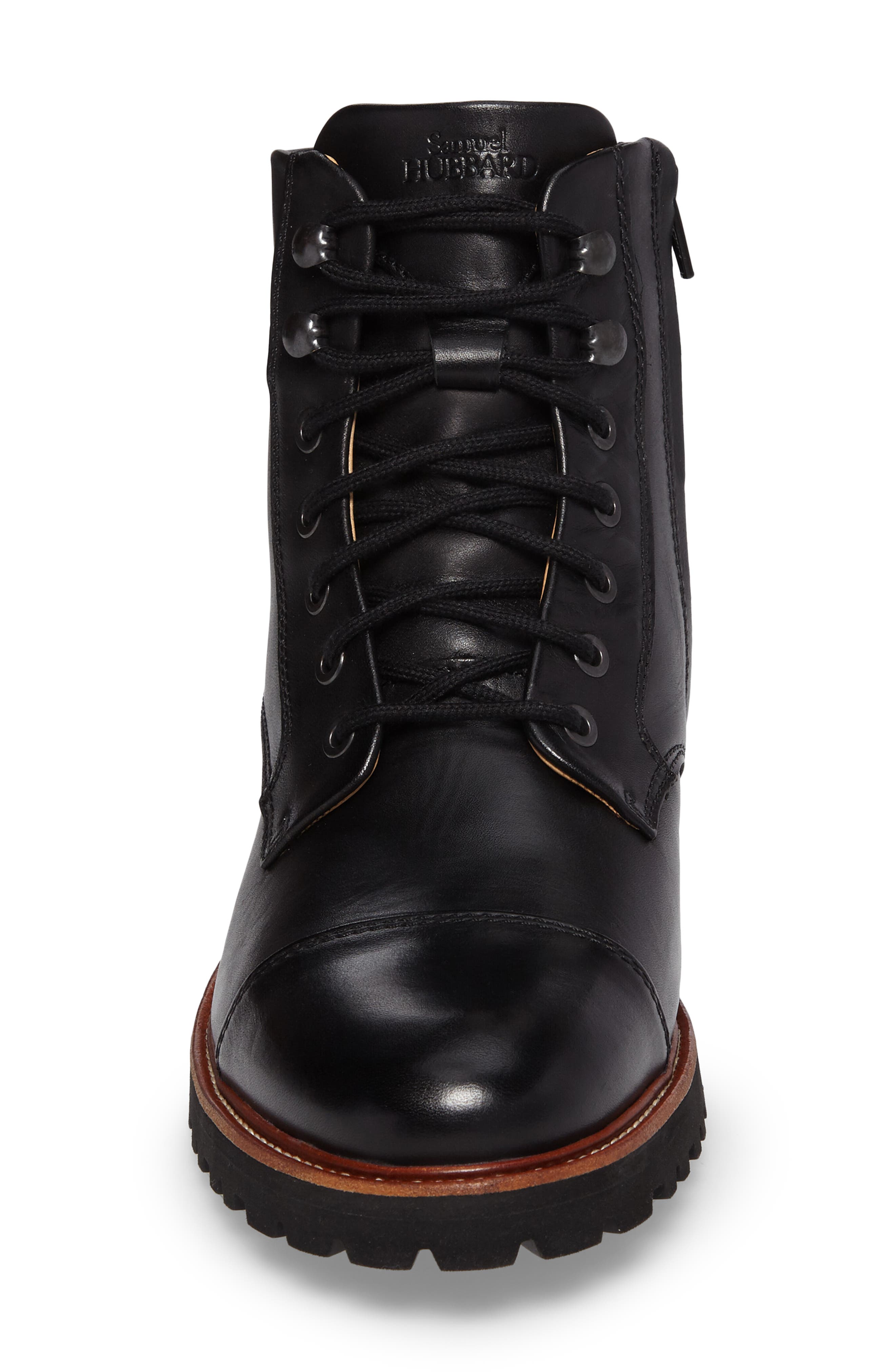 Samuel Hubbard Uptown Maverick Boot, Alternate, color, Black Leather