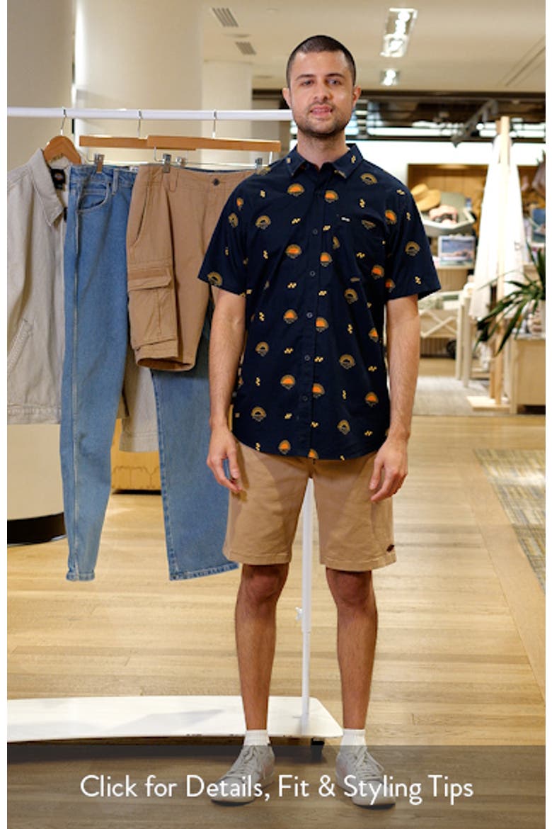 Hypno Micro Short Sleeve Button-Up Shirt video