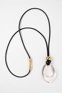 Zynnia Collective See Through Sphere Cord Necklace