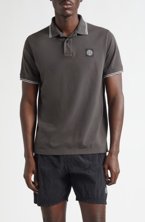 Tipped Stretch Cotton Polo