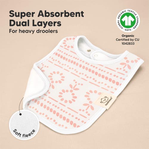 Keababies 8-pack Coast Drool Bibs In Sweet Charm