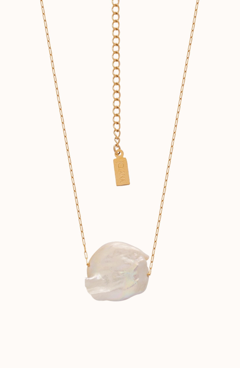 Joiana Jewelry Coin Pendant Necklace, Main, color, Gold