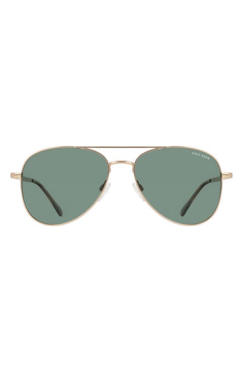 57mm Aviator Sunglasses