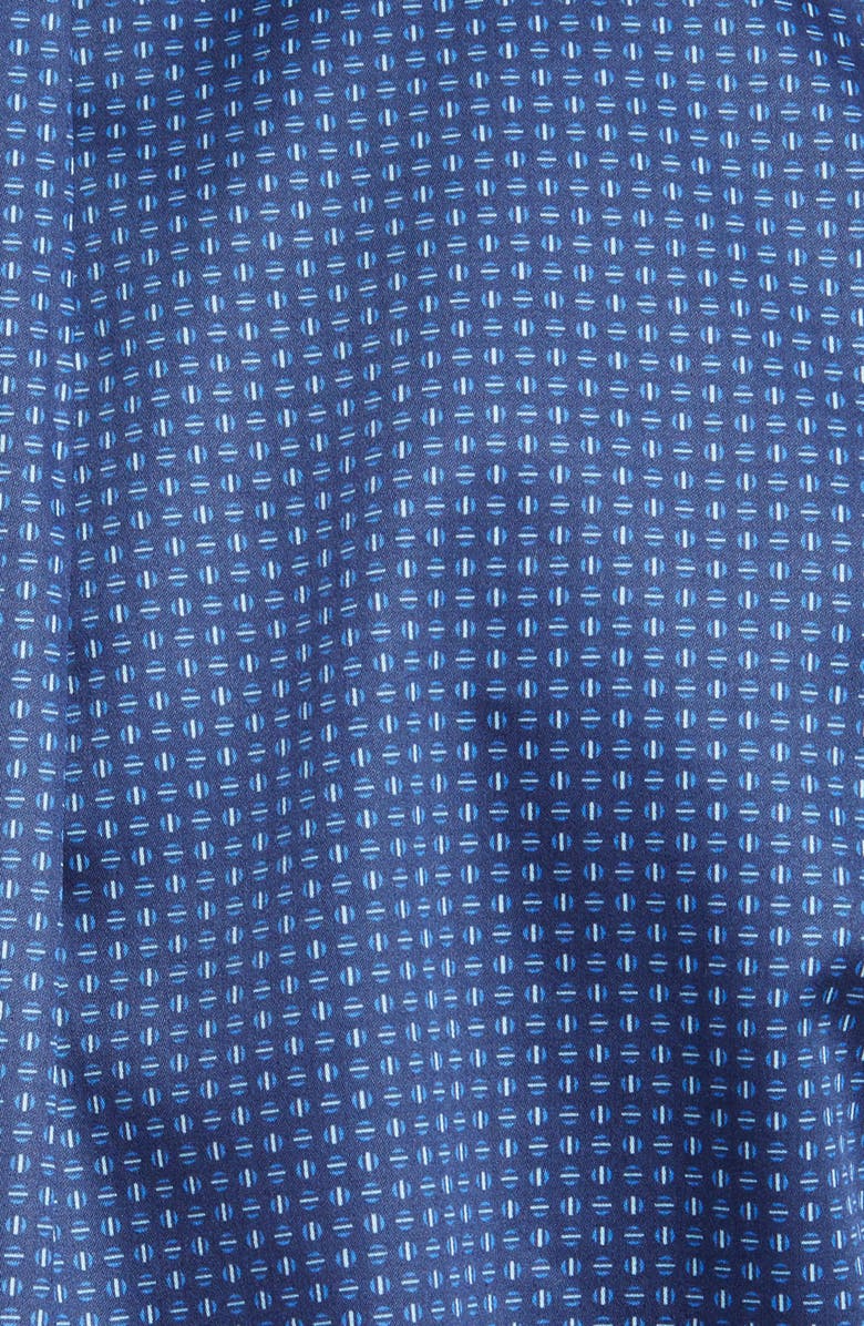 Peter Millar Regular Fit Geometric Short Sleeve Button-Up Shirt, Alternate, color,