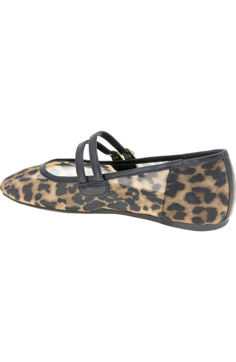 BCBGeneration Harisa Mary Jane Flat, Alternate, color, Cheetah Print