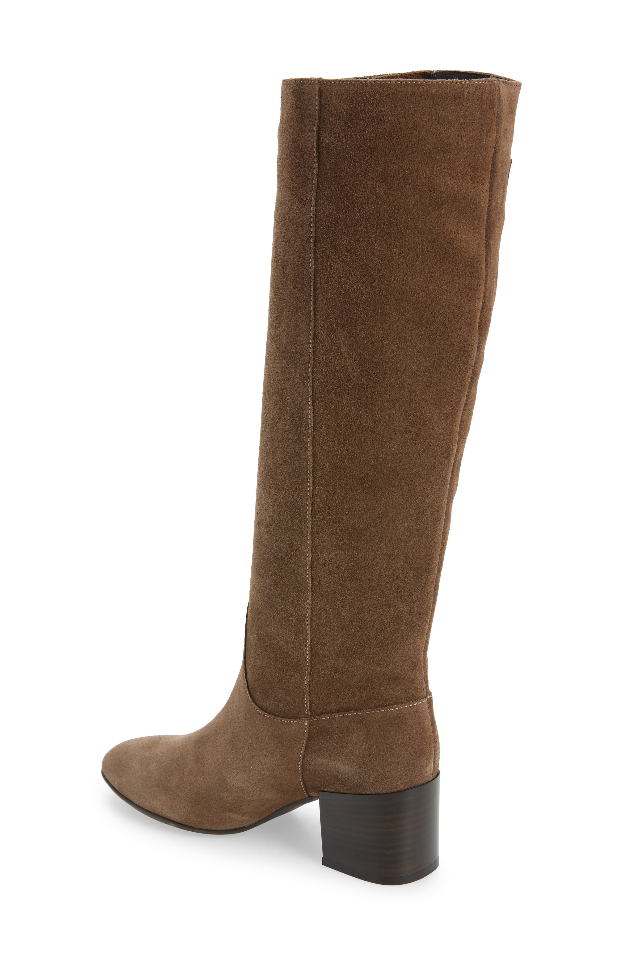 Fabrianna Water Resistant Boot, Alternate, color, TAUPE SUEDE