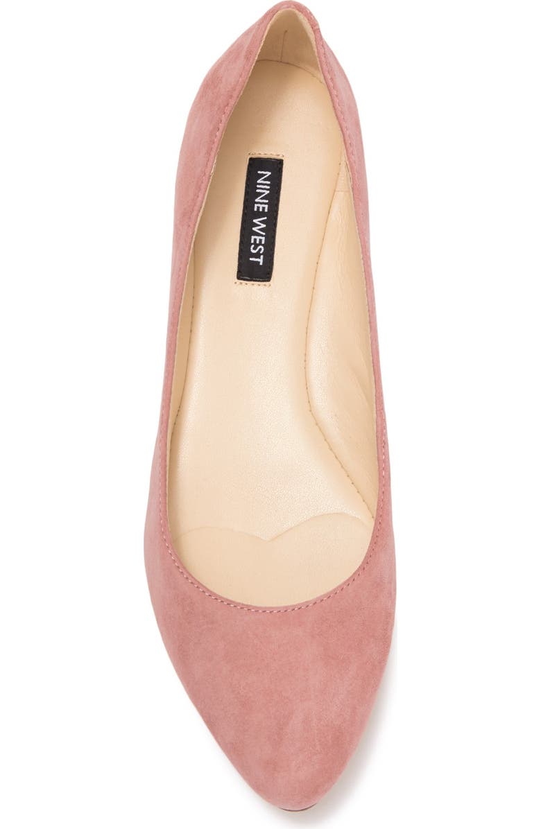 Nine West Speak Up Suede Flat, Alternate, color,