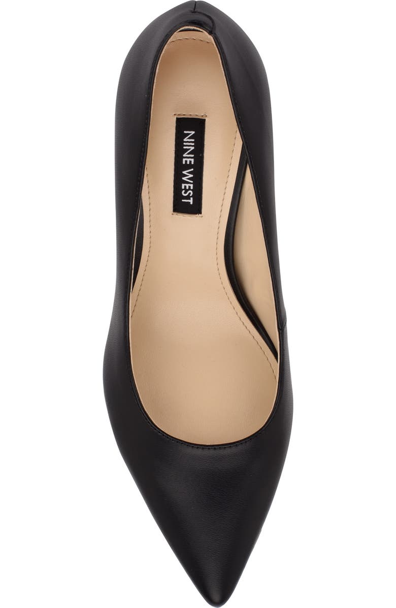 Nine West Cara 3 Pointed Toe Pump, Alternate, color, Black