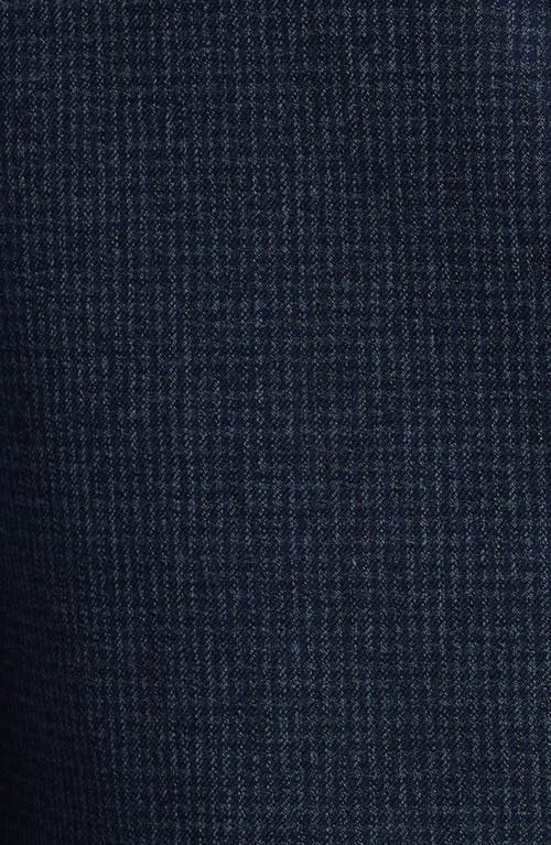 Mizzen + Main Mizzen+main Watson Microcheck Wrinkle Resistant Stretch Flannel Sport Coat In Blue