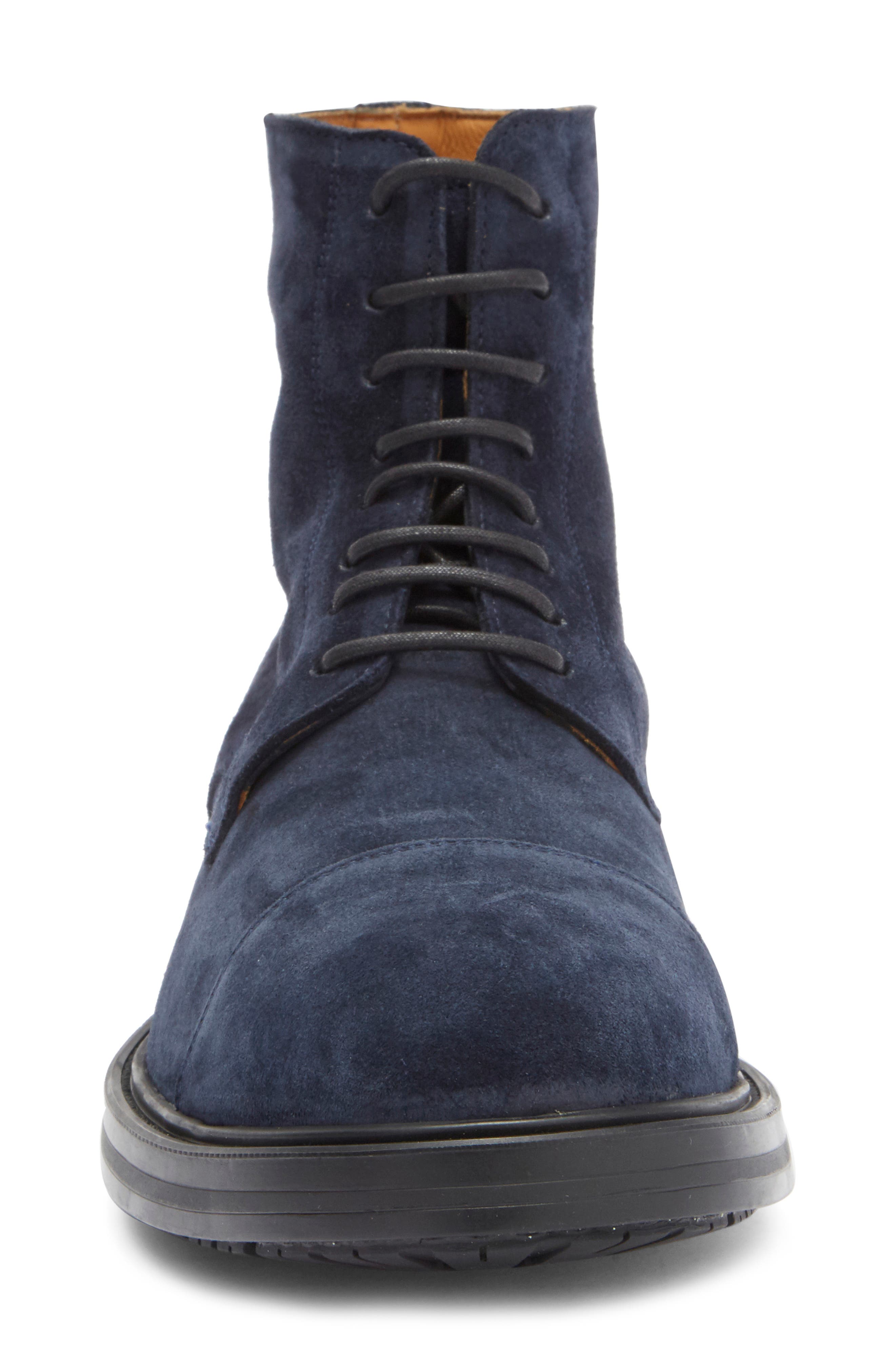 Polar Leather Boot, Alternate, color, NAVY SUEDE