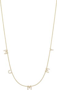 Bony Levy Classic Initial Personalized Diamond Charm Necklace (Nordstrom Exclusive)