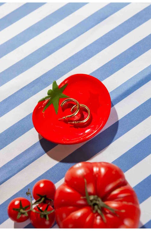 Doiy Tomato Trinket Tray In Red