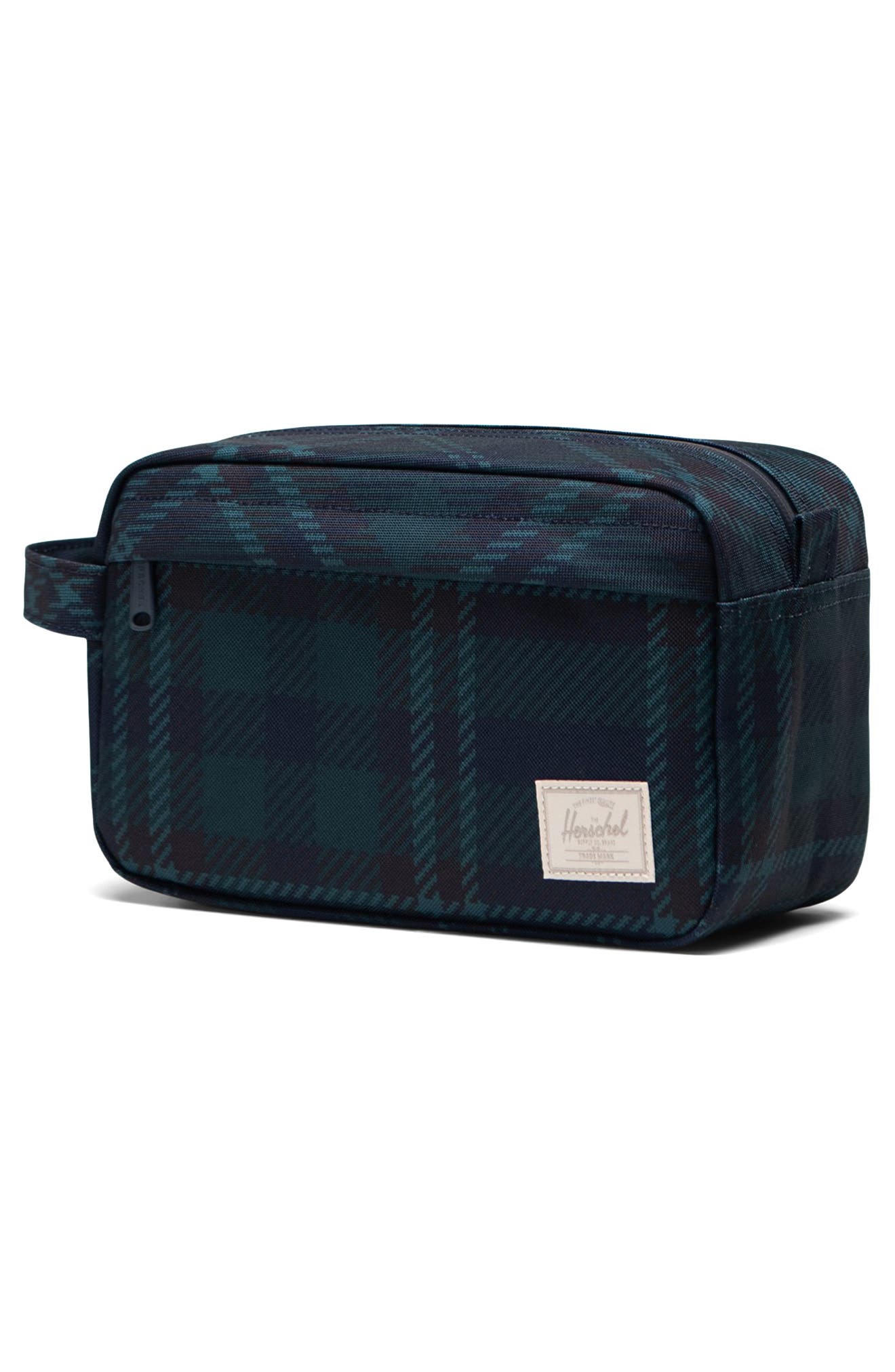 Chapter Travel Kit, Alternate, color, BLACK IRIS PLAID